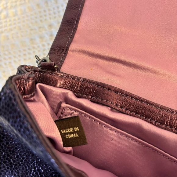 Coach Kristin Studded Convertible Crossbody Mini Bag w/ Gunmetal Chain - Picture 8 of 10